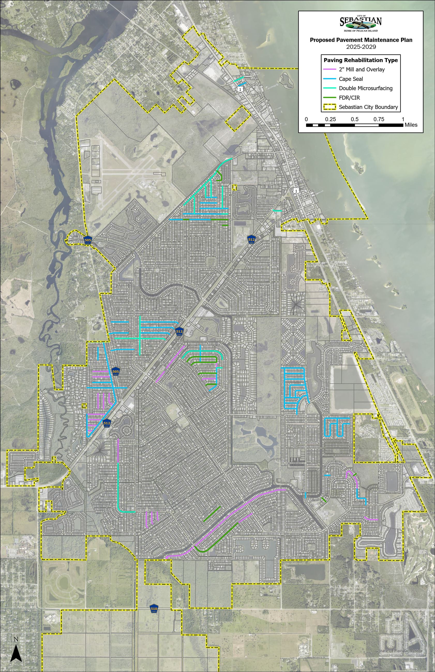 Proposed Pavement Maintenance Plan 2025-2029